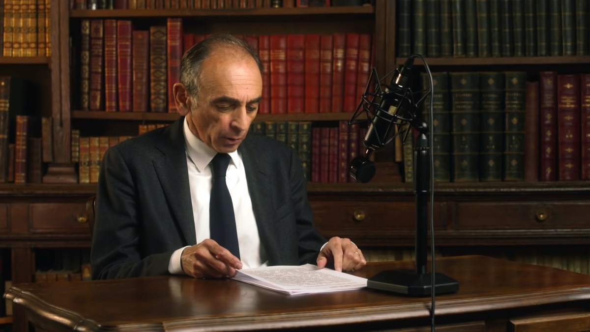 La vidéo de candidature d'Éric Zemmour // Source : Éric Zemmour / YouTube La vidéo de candidature d'Éric Zemmour // Source : Éric Zemmour / YouTube