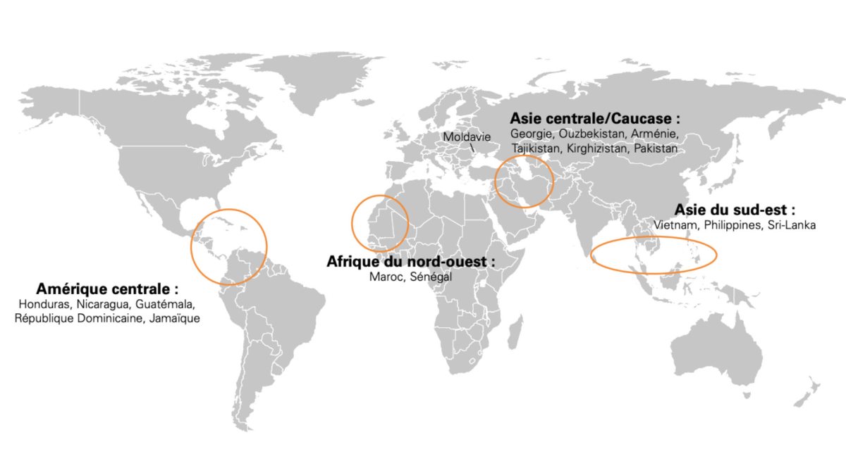 Les pays les plus susceptibles de faire du bitcoin une monnaie légale // Source : Blockchain Partners by KPMG Les pays les plus susceptibles de faire du bitcoin une monnaie légale // Source : Blockchain Partners by KPMG