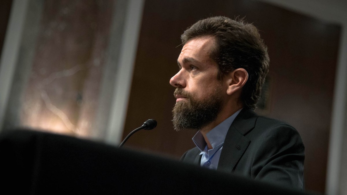 Jack Dorsey en 2018 // Source : WIkimedia Commons/ Mark Warner Jack Dorsey en 2018 // Source : WIkimedia Commons/ Mark Warner