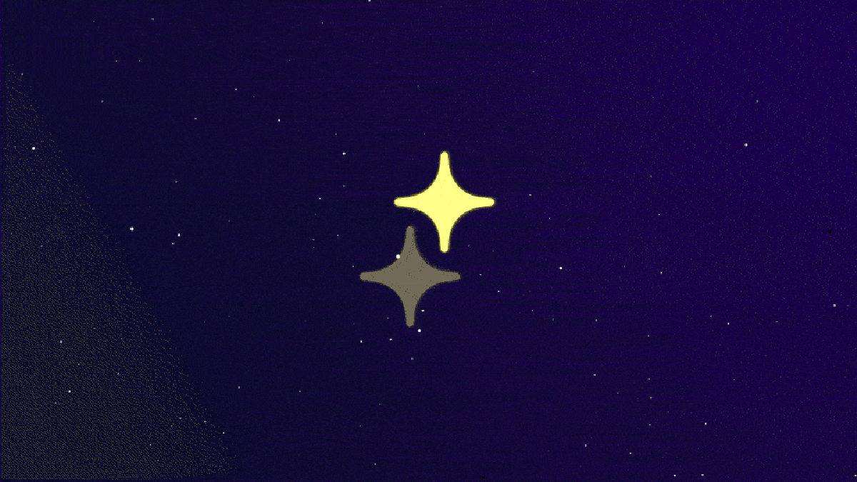 Des étoiles scintillantes. // Source : Nino Barbey pour Numerama Des étoiles scintillantes. // Source : Nino Barbey pour Numerama
