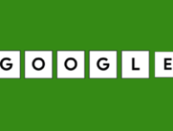 Le mot GOOGLE comme si on jouait à WORDLE