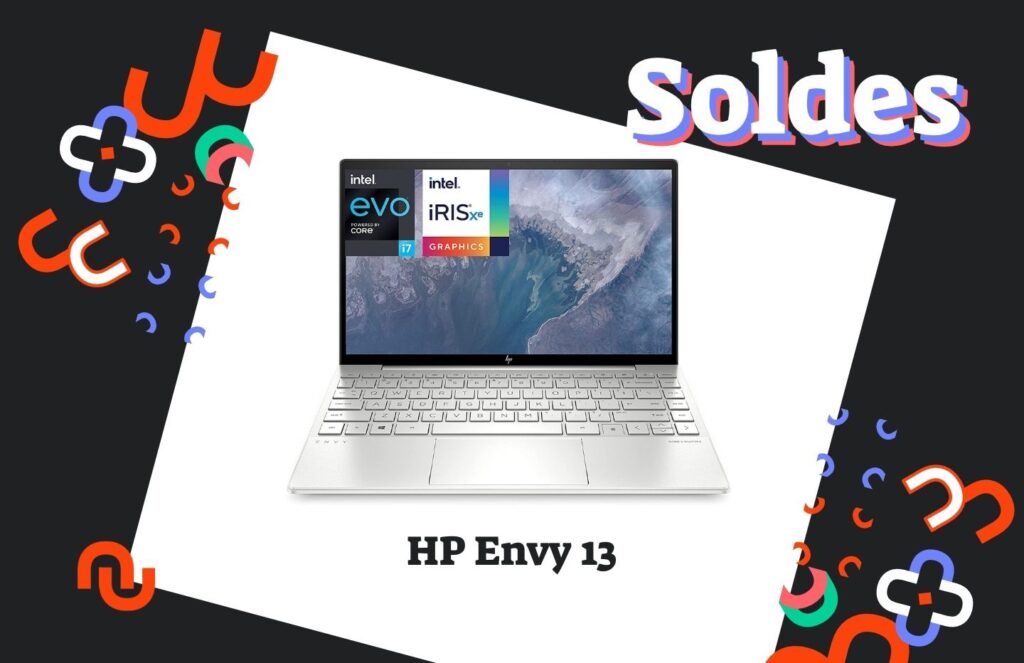 HP Envy 13 // Source : Numerama // Soldes d'hiver 2022 HP Envy 13 // Source : Numerama // Soldes d'hiver 2022