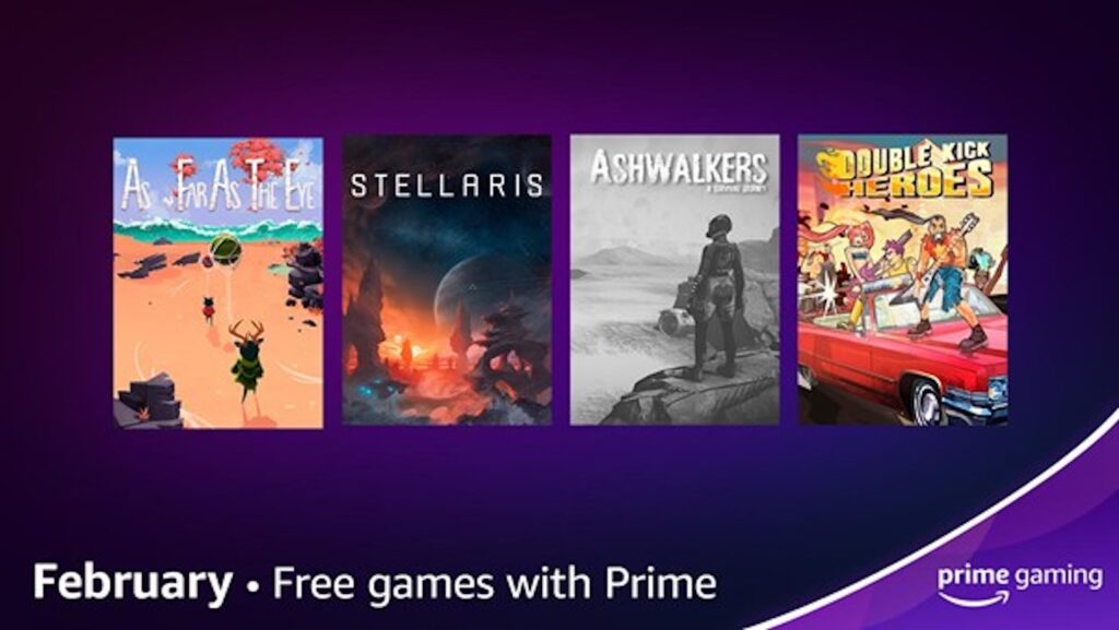Amazon Prime Gaming en février 2022 // Source : Amazon