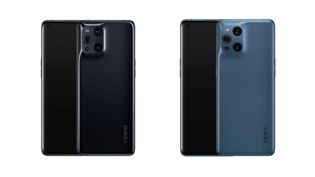 Les deux coloris du OPPO Find X3 Pro // Source : OPPO Les deux coloris du OPPO Find X3 Pro // Source : OPPO