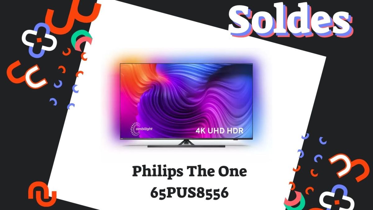 Philips The One 65PUS8556 // Source : Numerama Philips The One 65PUS8556 // Source : Numerama