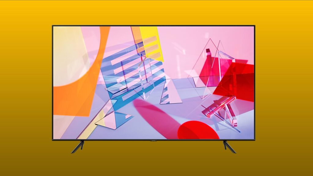 TV QLED Samsung QE65Q60T // Source : Source Cdiscount TV QLED Samsung QE65Q60T // Source : Source Cdiscount