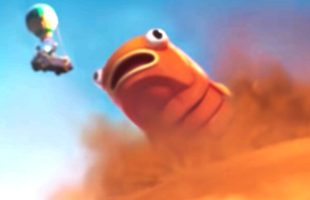 Le mythique ver de sable de Dune vu par Fortnite // Source : Capture / Fornite Le mythique ver de sable de Dune vu par Fortnite // Source : Capture / Fornite