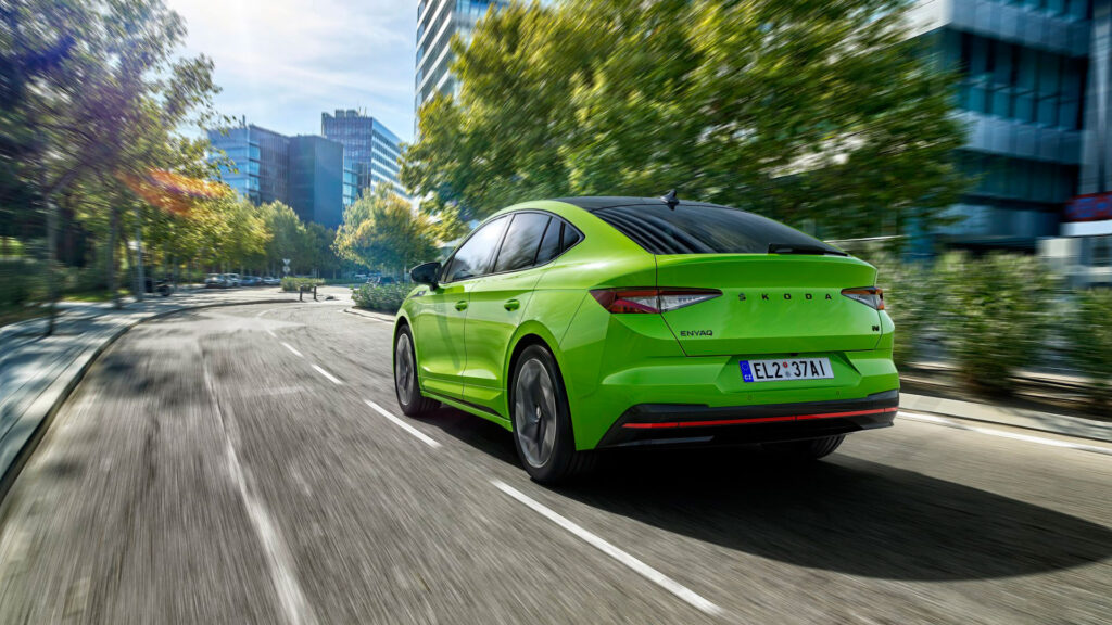 Skoda Enyaq Coupé RS iV // Source : Skoda Skoda Enyaq Coupé RS iV // Source : Skoda