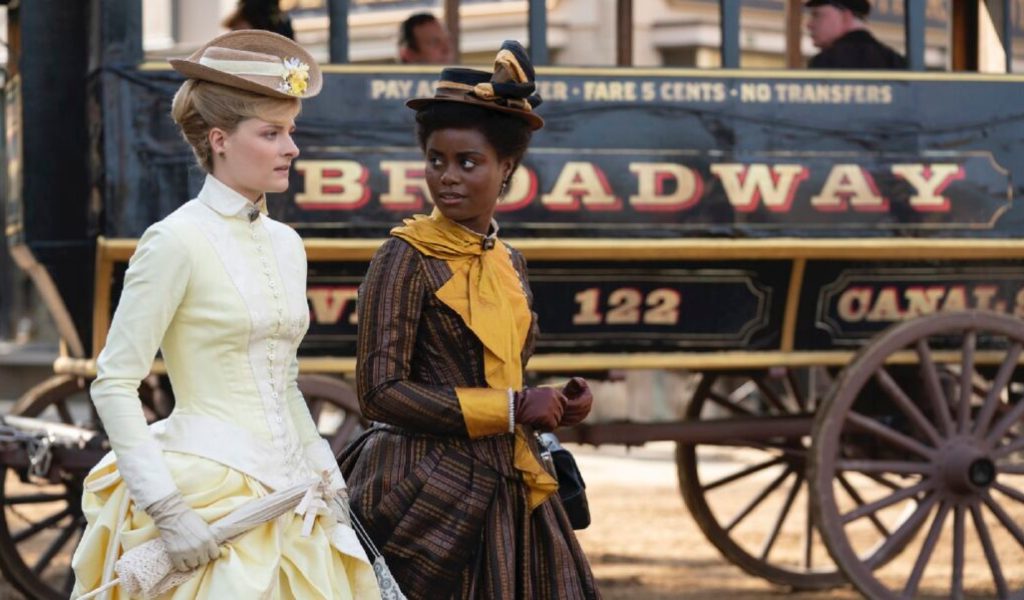 Louisa Jacobson (Marian) et Denée Brenton (Peggy) sont toutes les deux formidables dans The Gilded Age // Source : Alison Cohen Rosa/HBO Louisa Jacobson (Marian) et Denée Brenton (Peggy) sont toutes les deux formidables dans The Gilded Age // Source : Alison Cohen Rosa/HBO