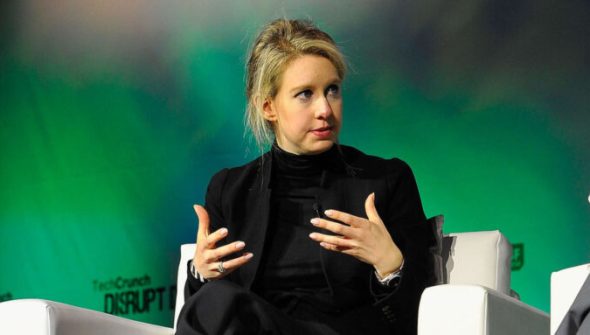 Elizabeth Holmes, la cofondatrice de Theranos // Source : Flickr / TechCrunch Elizabeth Holmes, la cofondatrice de Theranos // Source : Flickr / TechCrunch