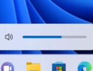 Le nouvel indicateur de volume de Windows 11 apparaît juste au-dessus de la barre de tâches // Source : Microsoft Le nouvel indicateur de volume de Windows 11 apparaît juste au-dessus de la barre de tâches // Source : Microsoft