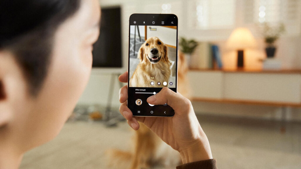 Le Samsung Galaxy S22+, parfait pour la photographie animale // Source : Samsung