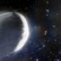 Comète Bernardinelli-Bernstein, illustration. // Source : NOIRLab/NSF/AURA/J. da Silva (Spaceengine) Comète Bernardinelli-Bernstein, illustration. // Source : NOIRLab/NSF/AURA/J. da Silva (Spaceengine)