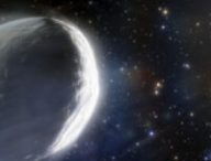 Comète Bernardinelli-Bernstein, illustration. // Source : NOIRLab/NSF/AURA/J. da Silva (Spaceengine) Comète Bernardinelli-Bernstein, illustration. // Source : NOIRLab/NSF/AURA/J. da Silva (Spaceengine)