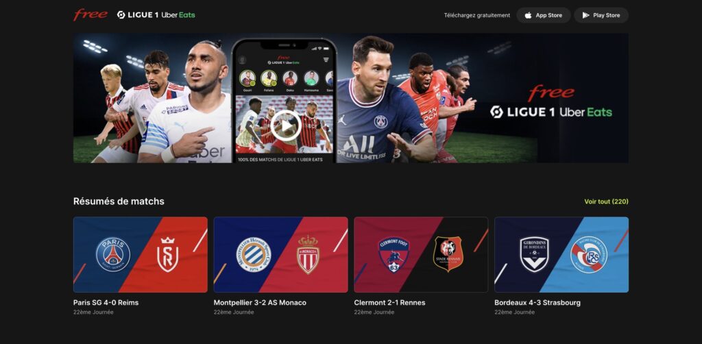 Free Ligue 1 site Free Ligue 1 site