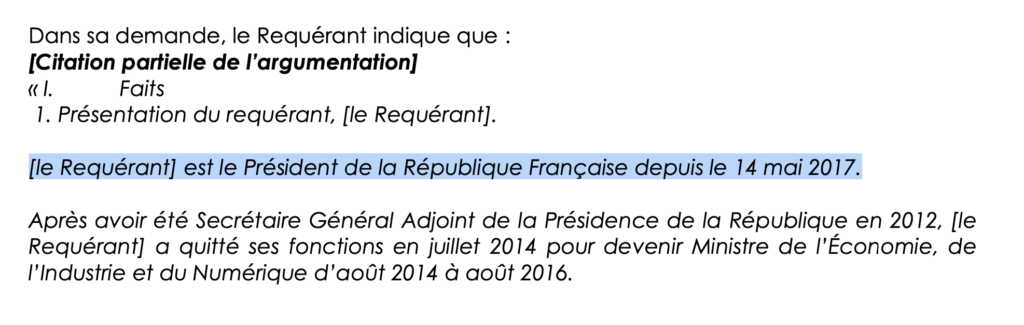 La décision de l'AFNIC La décision de l'AFNIC