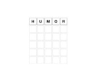 Humor dans Wordle // Source : Wordle Humor dans Wordle // Source : Wordle