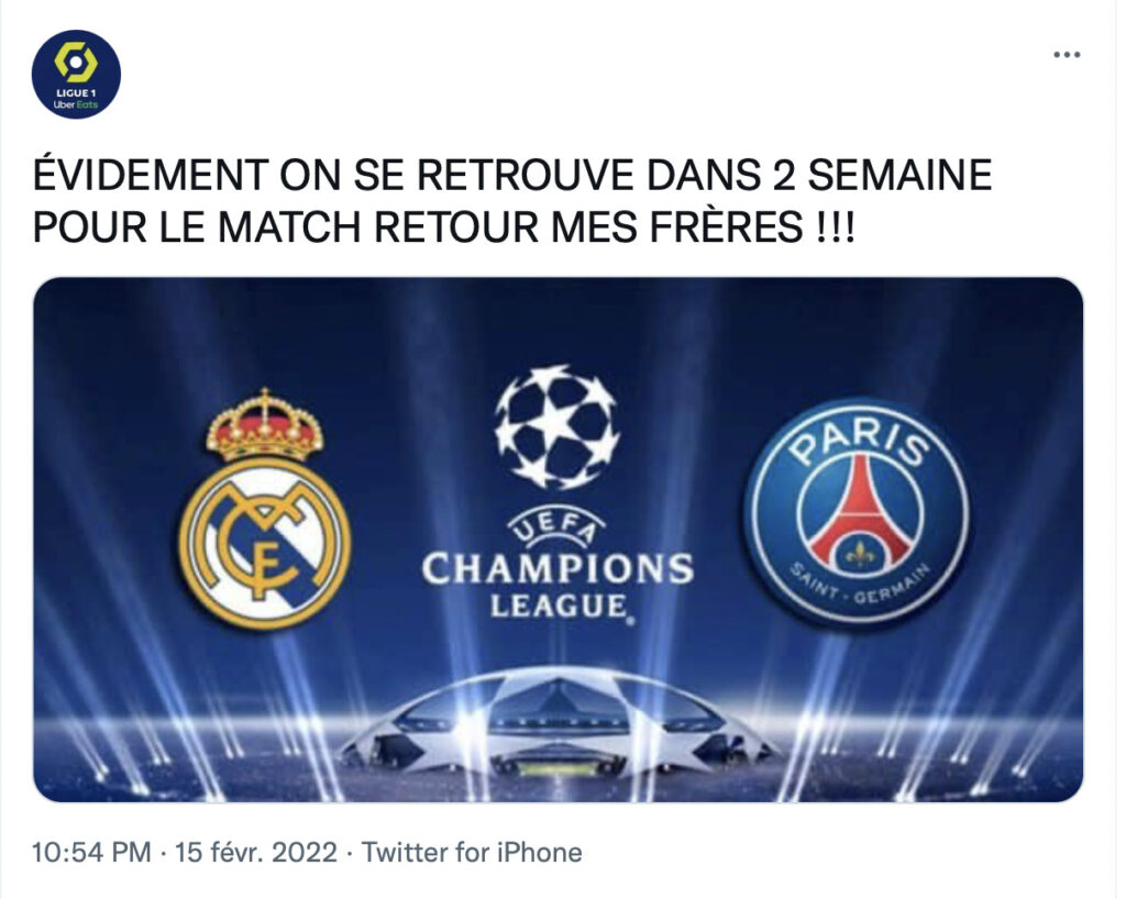 Le streamer de Twitter annonce déjà les prochains rendez-vous illégaux // Source : Capture d'écran Numerama Le streamer de Twitter annonce déjà les prochains rendez-vous illégaux // Source : Capture d'écran Numerama