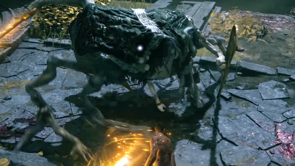 Le Rejeton greffé dans Elden Ring // Source : Capture YouTube Le Rejeton greffé dans Elden Ring // Source : Capture YouTube