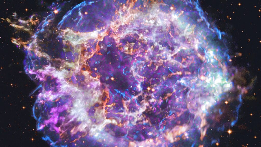 Image composite de la supernova Cassiopée A // Source : Chandra Image composite de la supernova Cassiopée A // Source : Chandra