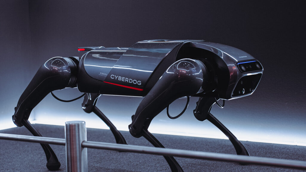 Le Xiaomi CyberDog. // Source : Louise Audry pour Numerama Le Xiaomi CyberDog. // Source : Louise Audry pour Numerama