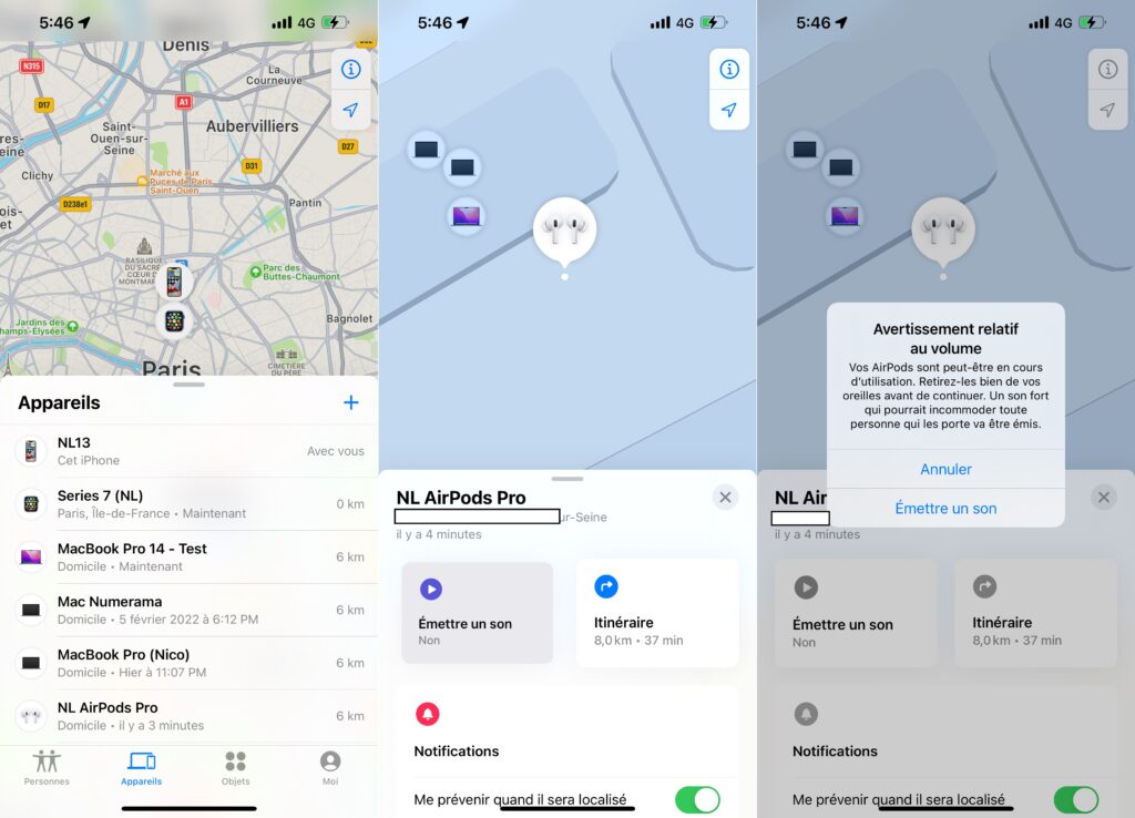 AirPods localiser AirPods localiser
