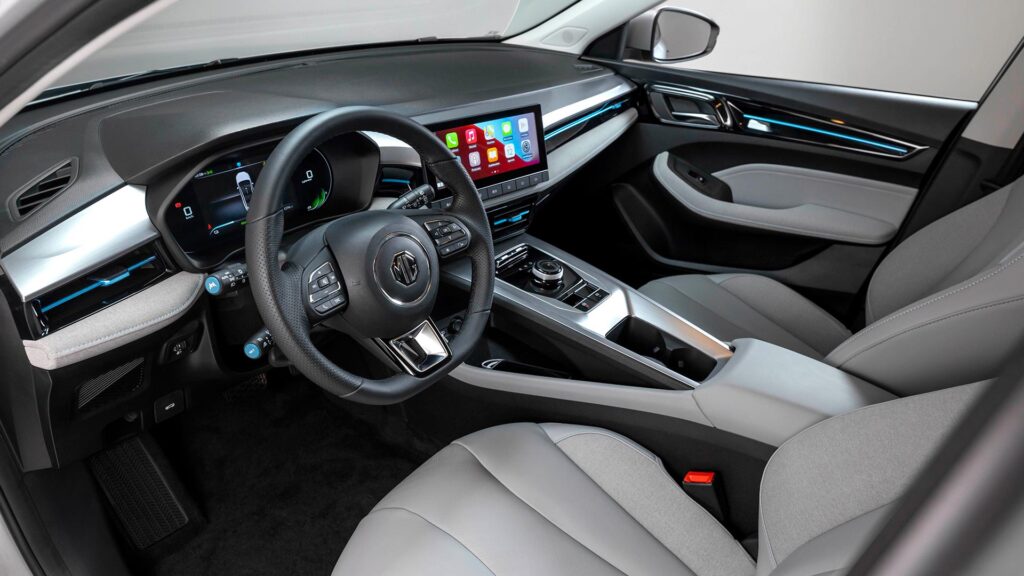Intérieur MG5 // Source : MG motor Intérieur MG5 // Source : MG motor