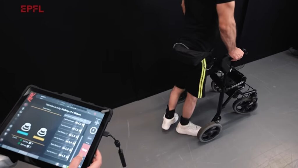 Chaque bouton, pressé par le patient, déclenche un processus de stimulation spécifique // Source : NeuroRestore Chaque bouton, pressé par le patient, déclenche un processus de stimulation spécifique // Source : NeuroRestore