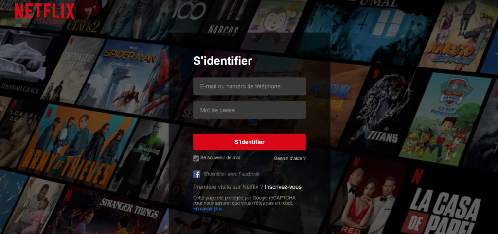 L'accueil du site de phishing est très réaliste // Source : Capture écran Cyberguerre L'accueil du site de phishing est très réaliste // Source : Capture écran Cyberguerre
