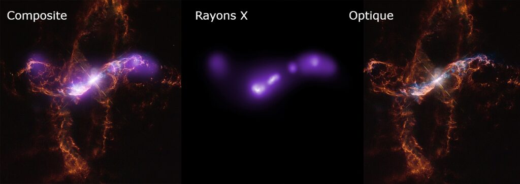 R Aquarii // Source : Chandra R Aquarii // Source : Chandra