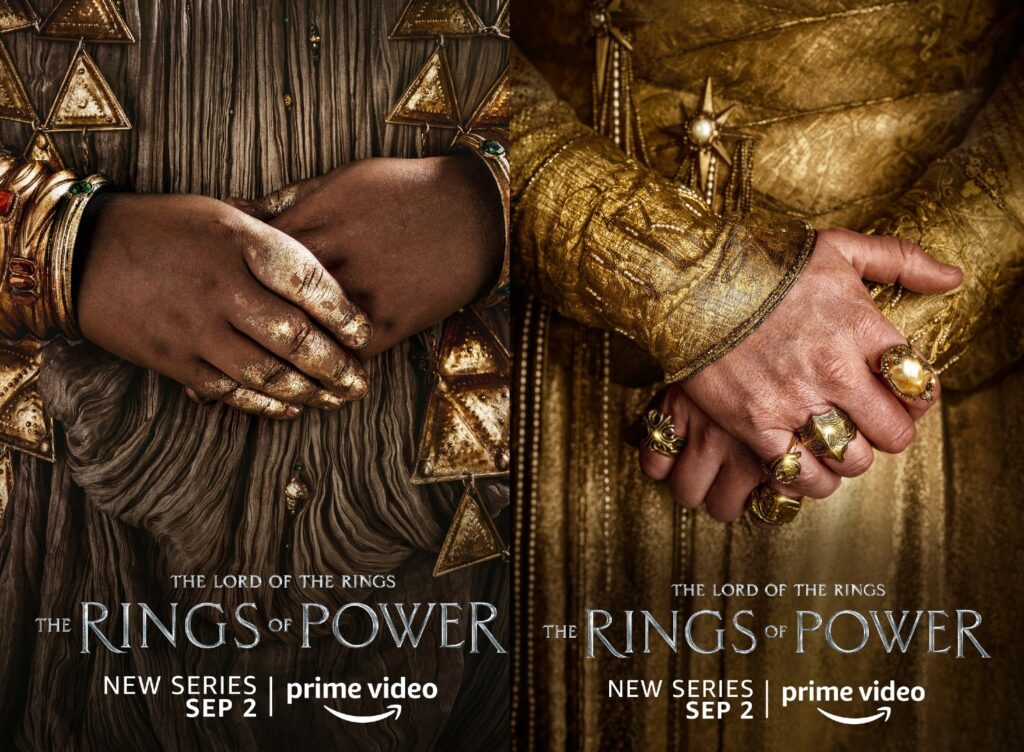 Rings of Power (affiches) // Source : Prime Video Rings of Power (affiches) // Source : Prime Video