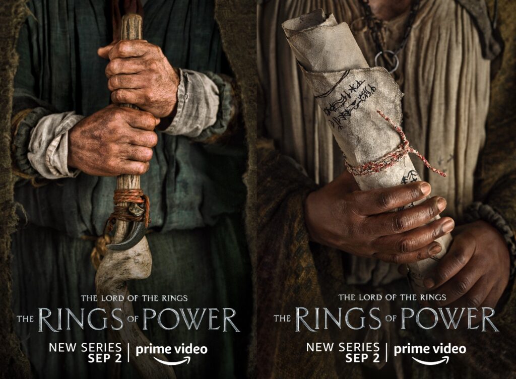 Affiches de Rings of Power // Source : Prime Video Affiches de Rings of Power // Source : Prime Video