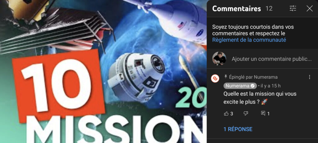 Commentaire nouvelle appli YouTube