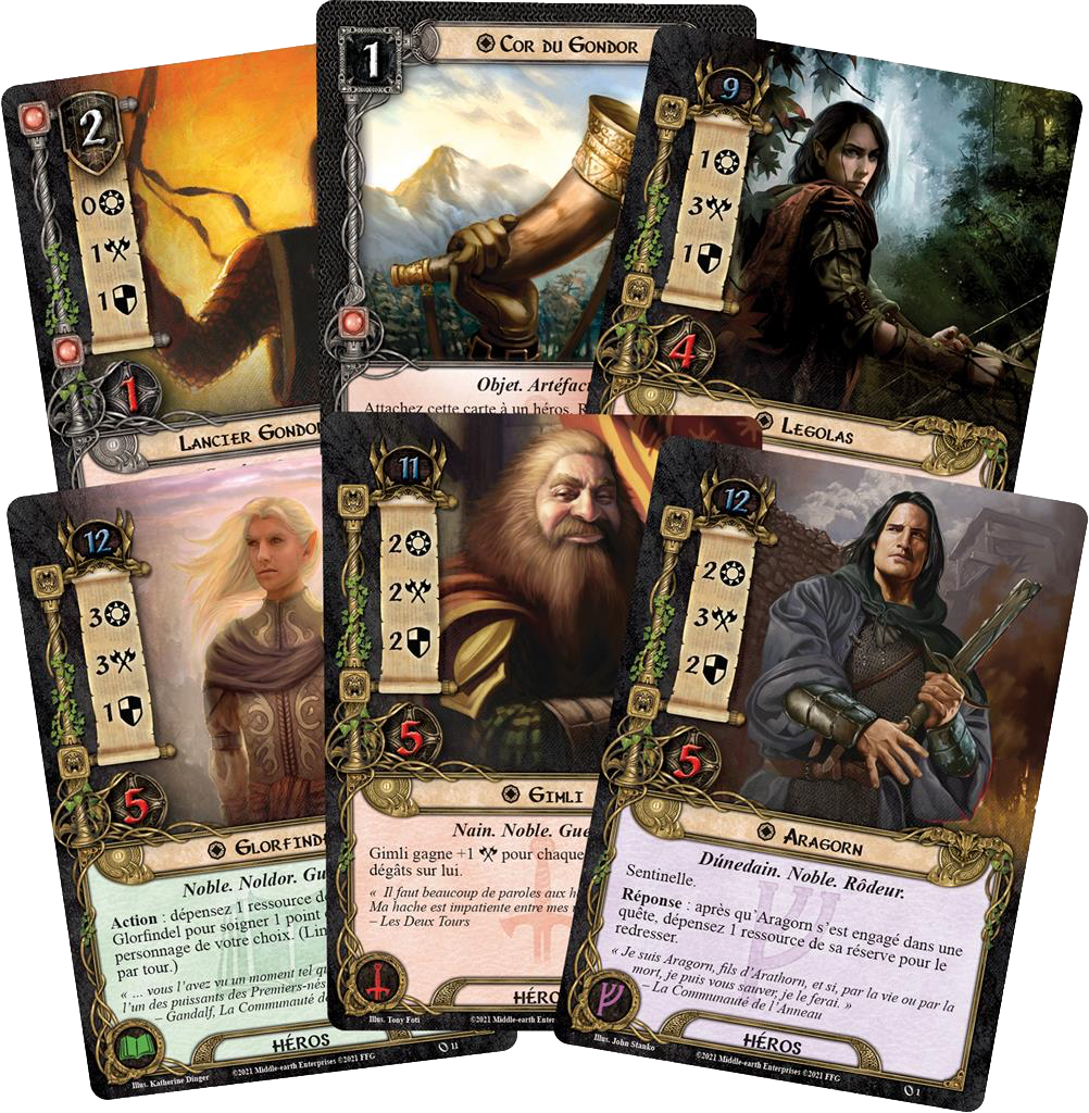 Le Seigneur des Anneaux, le jeu de cartes Le Seigneur des Anneaux, le jeu de cartes