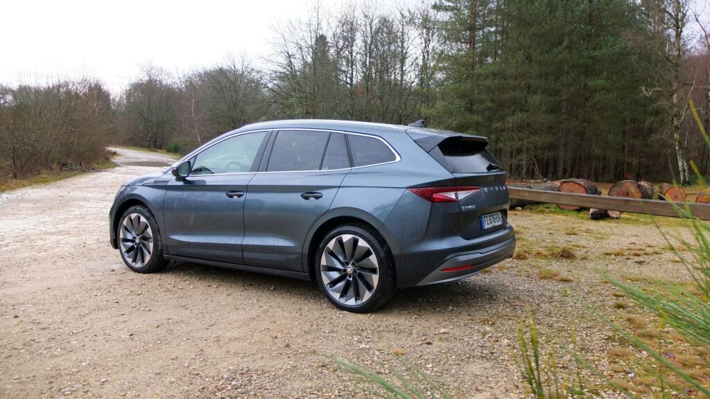Skoda Enyaq iV // Source : Raphaelle Baut pour Numerama Skoda Enyaq iV // Source : Raphaelle Baut pour Numerama