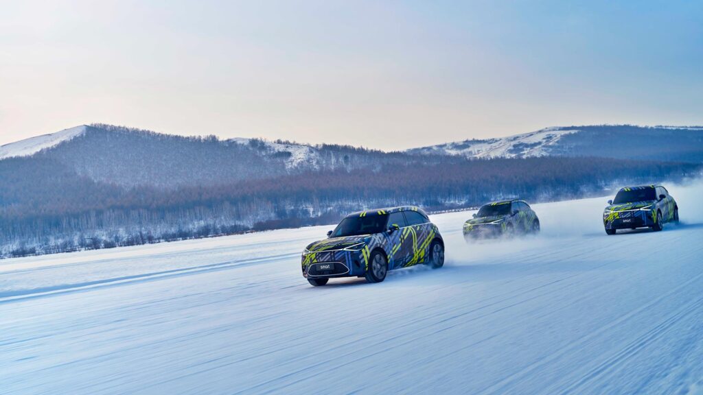 smart #1 en test hivernal // Source : smart smart #1 en test hivernal // Source : smart