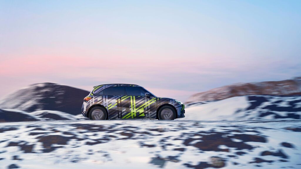 smart #1 en test hivernal // Source : smart smart #1 en test hivernal // Source : smart