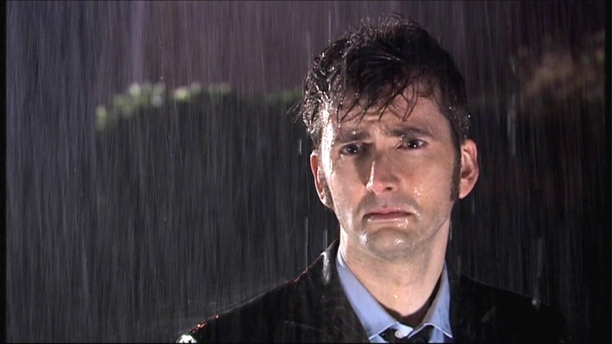 David Tennant sous la pluie David Tennant sous la pluie