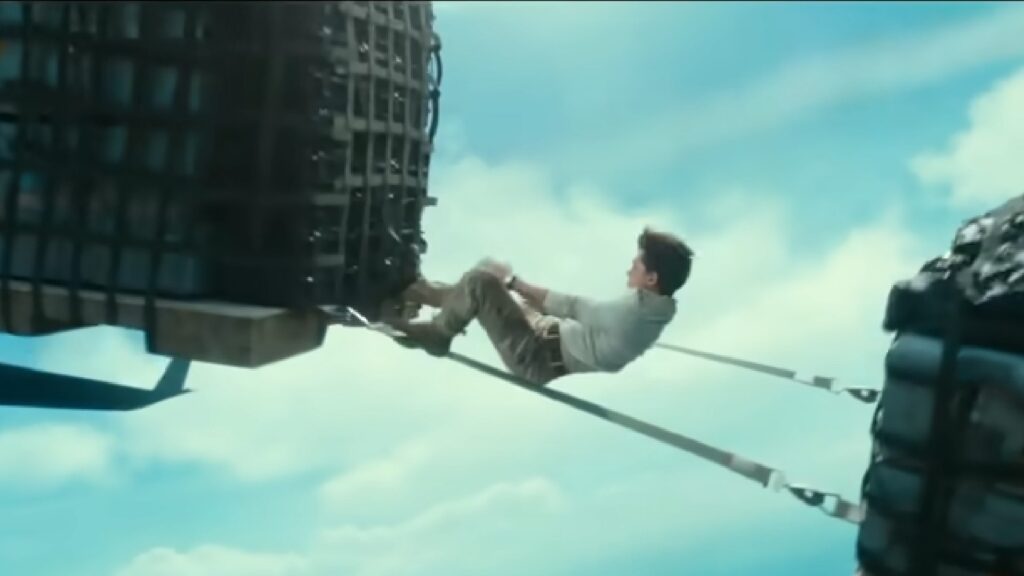 C'est Nathan Drake ou Spider-Man au juste ? Cette scène n'a aucun sens dans un film d'exploration. // Source : Sony C'est Nathan Drake ou Spider-Man au juste ? Cette scène n'a aucun sens dans un film d'exploration. // Source : Sony