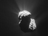67P/Churyumov-Gerasimenko. // Source : ESA/Rosetta/NAVCAM – CC BY-SA IGO 3.0