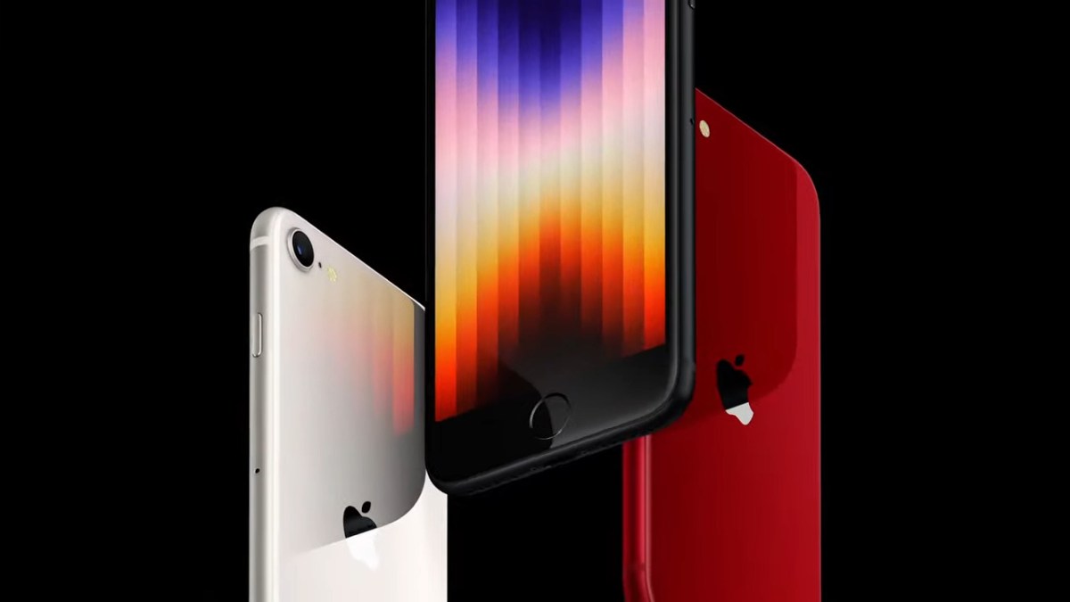 L'iPhone SE de 2022. // Source : Apple L'iPhone SE de 2022. // Source : Apple