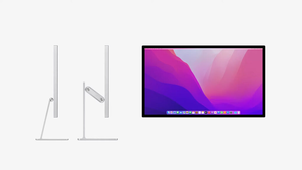 Le nouvel écran Apple Studio Display // Source : Apple Le nouvel écran Apple Studio Display // Source : Apple