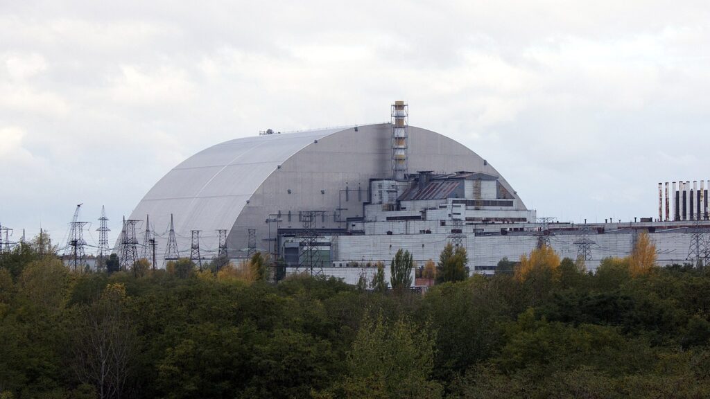 L'arche de Tchernobyl. // Source : Tim Porter / Wikimédia L'arche de Tchernobyl. // Source : Tim Porter / Wikimédia
