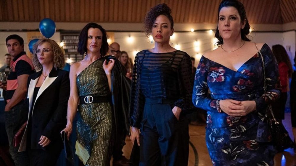Quatre survivantes du crash en 2021, toutes incarnées par de formidables actrices // Source : Showtime Quatre survivantes du crash en 2021, toutes incarnées par de formidables actrices // Source : Showtime