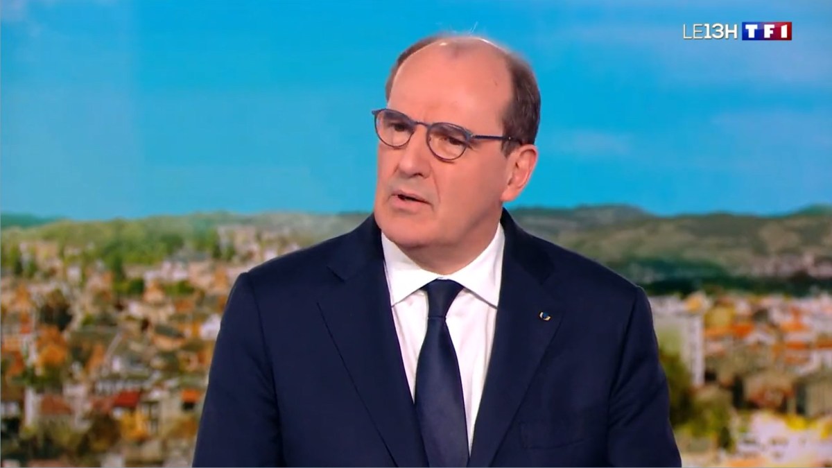 Jean Castex sur TF1, lors de l'annonce de la levée de ces mesures, le 3 mars 2022. // Source : TF1 Jean Castex sur TF1, lors de l'annonce de la levée de ces mesures, le 3 mars 2022. // Source : TF1