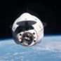 La capsule approchant de l'ISS, à l'arrvée de l'équipage Crew-2. // Source : Flickr/CC/Nasa Johnson