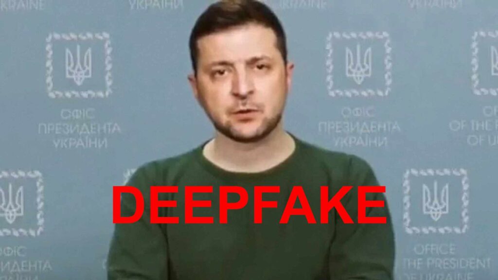 Un extrait de la vidéo deepfake // Source : Numerama Un extrait de la vidéo deepfake // Source : Numerama