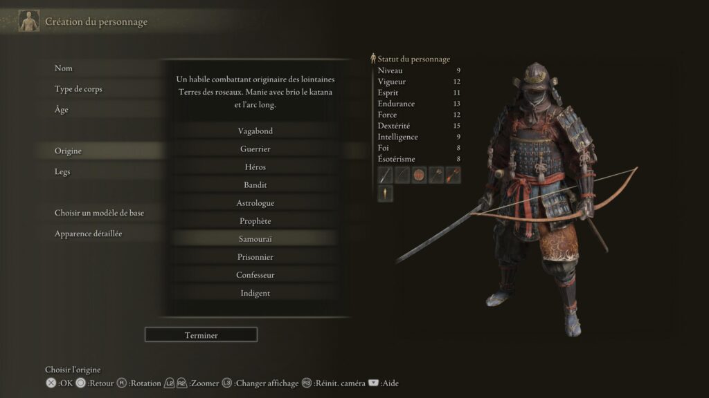 Le Samouraï dans Elden Ring // Source : Capture PS5