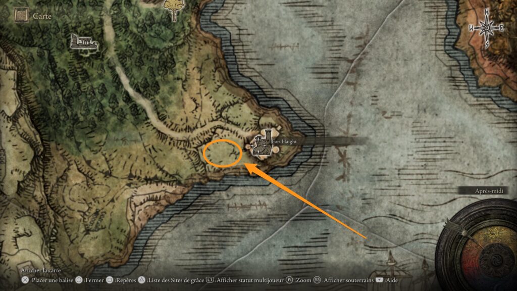 Lieu d'impact du météore Radhan dans Elden Ring // Source : Capture PS5 Lieu d'impact du météore Radhan dans Elden Ring // Source : Capture PS5