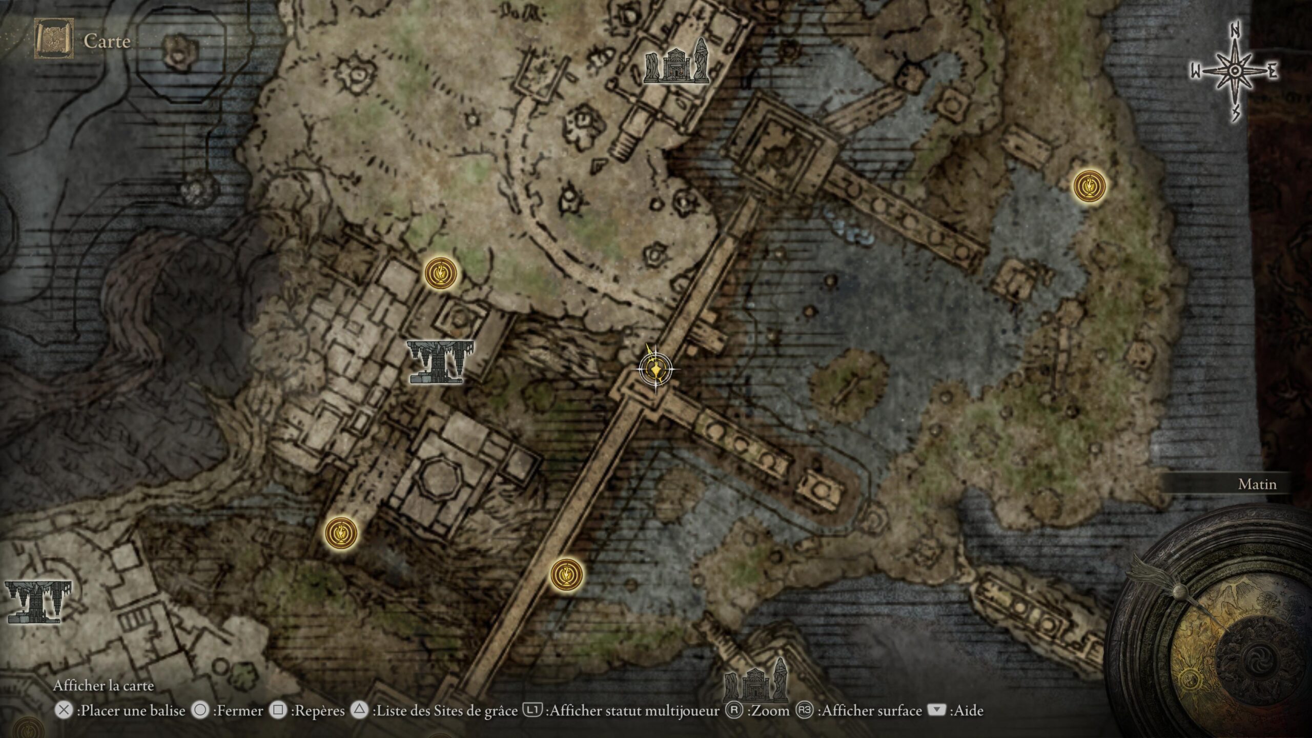 Localisation sur la carte